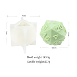 Polyhedral Dice Candle Molds Silicone