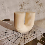 U Shaped Stripe Silicone Candle Molds