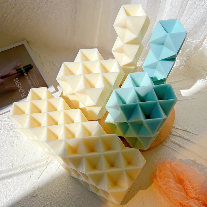 Large Diamond Rubik's Cube Silicone Mold