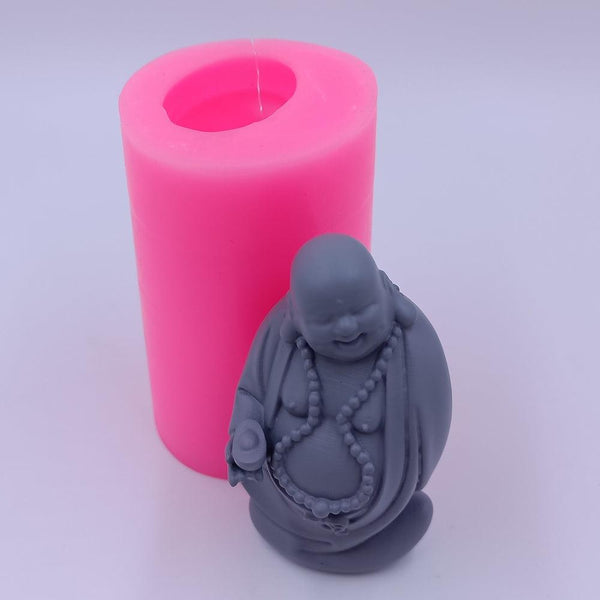 Laughing Buddha Candle Mold Silicone Candles molds
