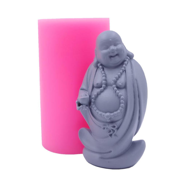 Laughing Buddha Candle Mold Silicone Candles molds