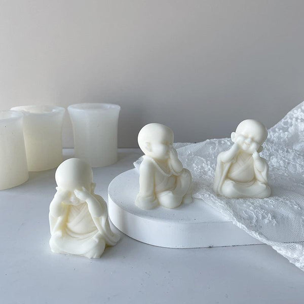 Little Monk Aromatherapy Homemade Candle Mold Candles molds