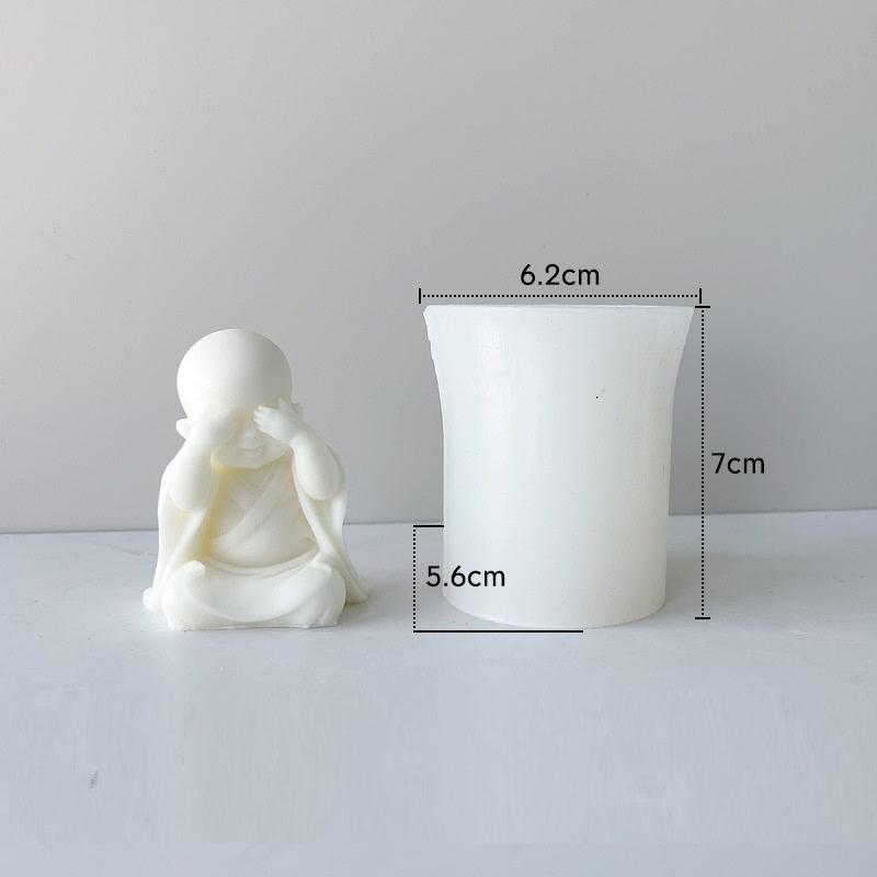 Little Monk Aromatherapy Homemade Candle Mold Candles molds