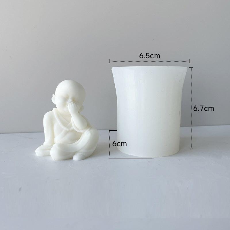 Little Monk Aromatherapy Homemade Candle Mold Candles molds