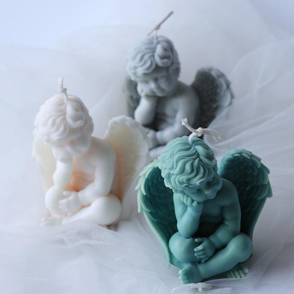 Lost in Thoughts Little Angel candle silicone mold Candles molds