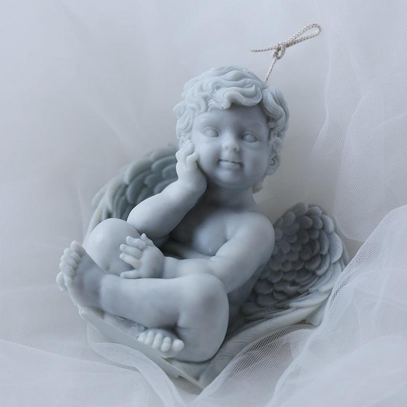 Lost in Thoughts Little Angel candle silicone mold Candles molds