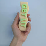 Melt Me Candle Mold - 6 Typo Candle Molds - Alphabet wavy candle mold Candles molds