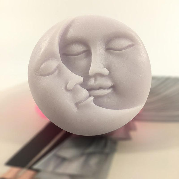 Moon face Silicone Candle Mold Candles molds