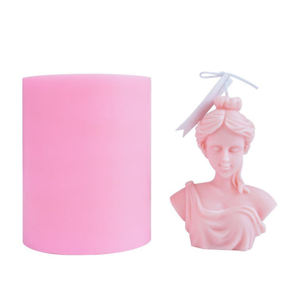 Muse Portrait Candle Mold: Create Stunning Candles with a Touch of Artistry Candles molds