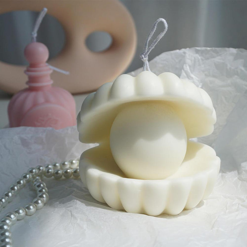 Pearl Shell Scented Candle Silicone Mold: Create Stunning Ocean-Inspired Candles Candles molds