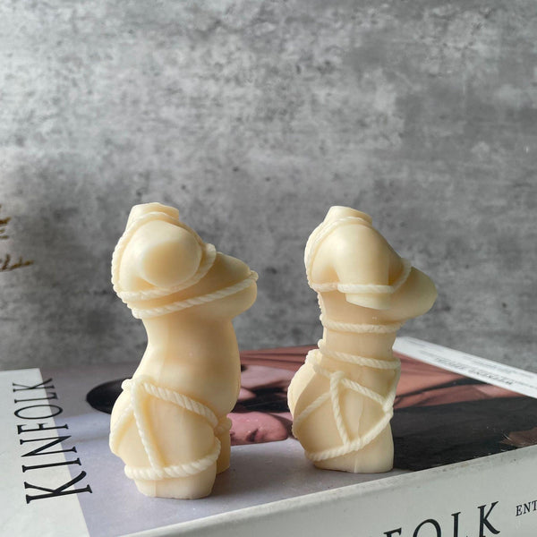 Pregnant tied body Candle Mold Candles molds