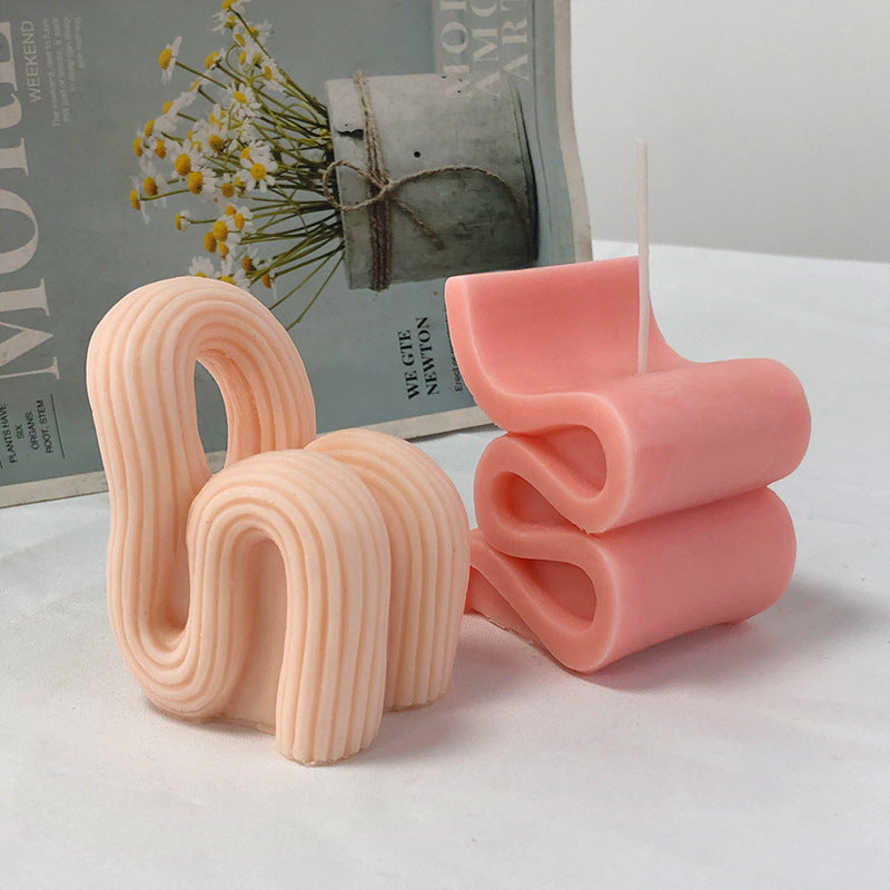 Revamp Decor with Geometric Sofa Chair Aromatherapy Candle Mold - Craft Unique Scents Candles molds