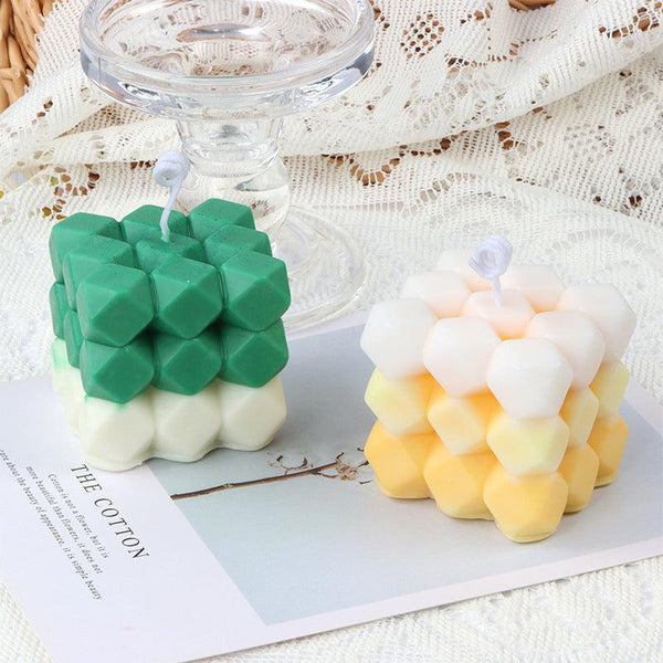 Rubik's Cube Diamond Face Aromatherapy Candle Mold Candles molds