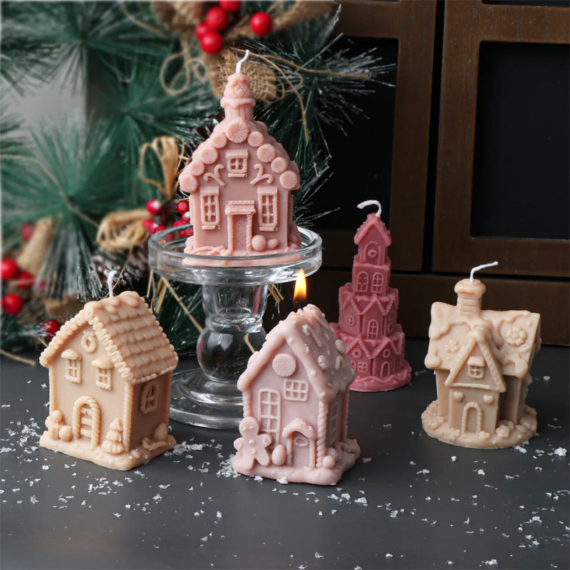 Candy House Silicone Candle Mold