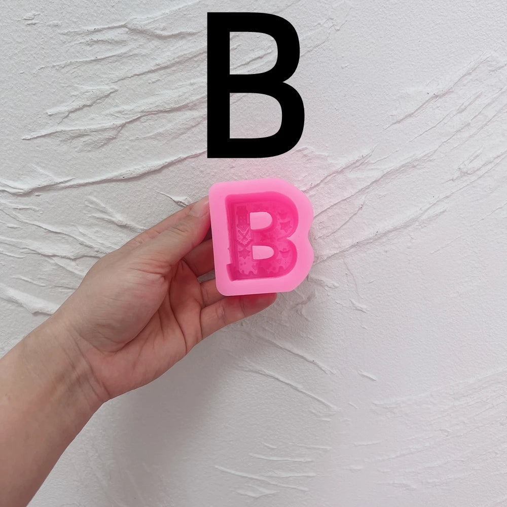 Gingerbread Alphabet & Numbers Silicone Mold