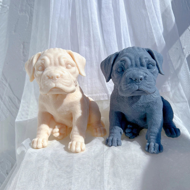 Boxer Puppy Candle Mold