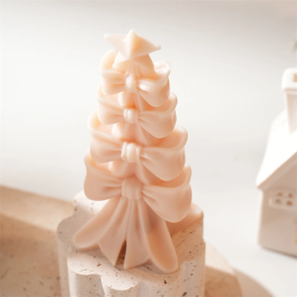 Christmas Bowknot Tree Silicone Mold