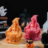 Halloween Death Skull Candle Silicone Mold