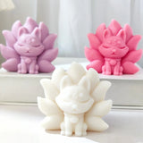 Nine Tailed Fox Silicone Candle Mold