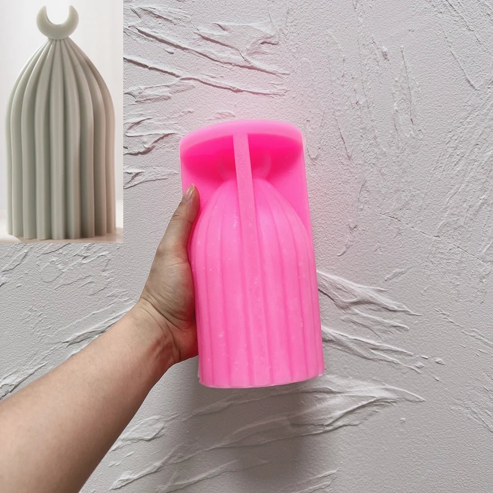 Moon Pillar Silicone Candle Mold