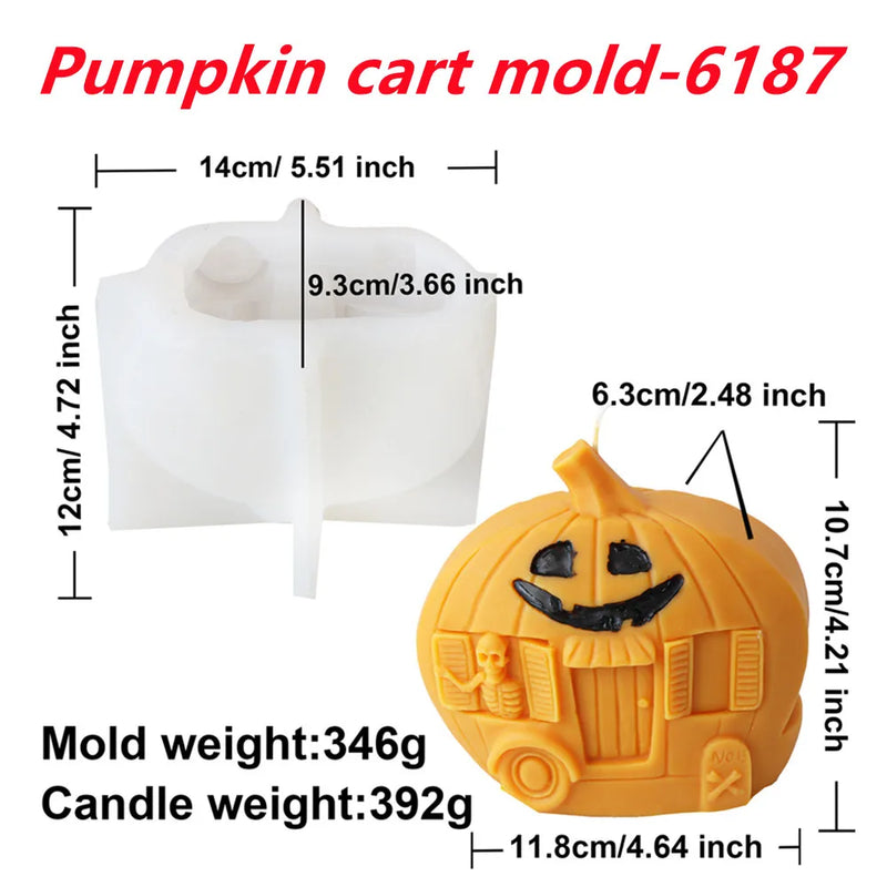 Strange Halloween Silicone Candle Mold