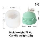 Burning Flame Long Rod Candle Mold