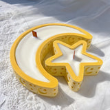 Eid Mubarak Candle Vessel Mold - Moon & Star