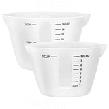 Silicone Measuring Cups - 500ml & 250ml