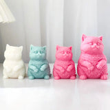 Cute Fat Cat Silicone Candle Mold