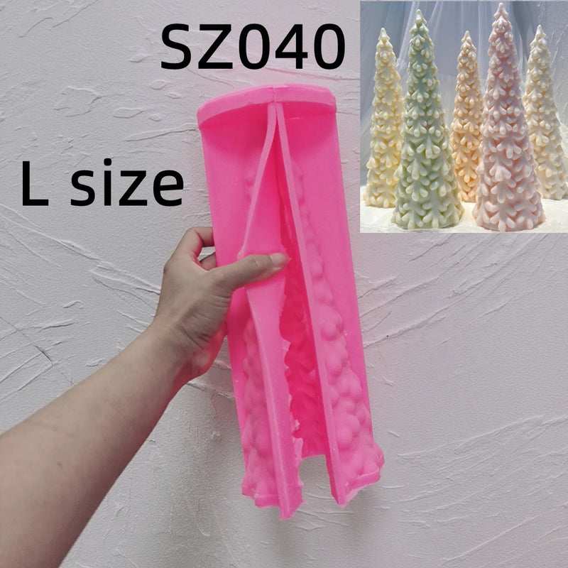 27.2CM Big Christmas Tree Silicone Candle Mold