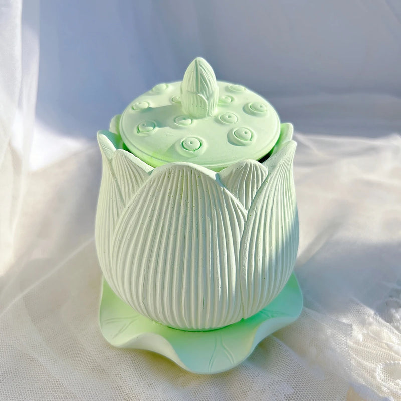 Lotus Tea Light Holder Silicone Mold