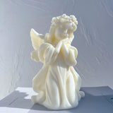 Cherub Praying Peace Angel Candle Mold Silicone