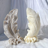Feather Decorative Silicone Candle Mold