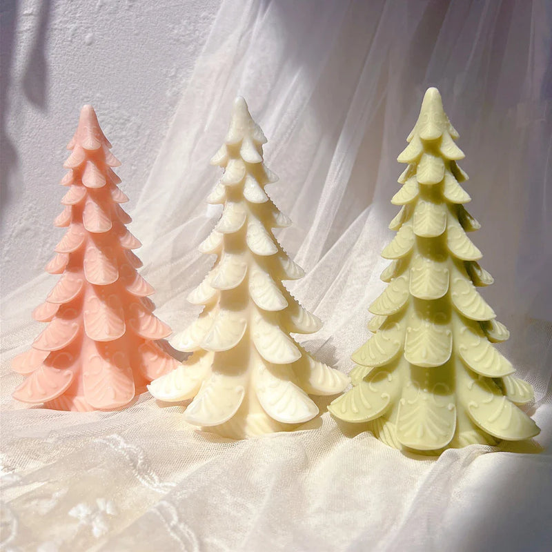 Taper Christmas Tree Silicone Candle Molds