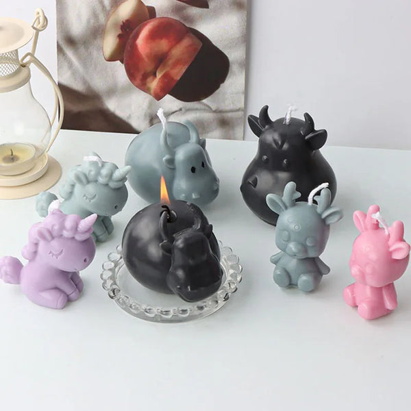 Cartoon  Candle Mold Silicone