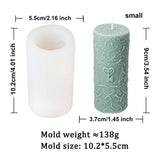 DIY Love Spiral Cylinder Candle Mold Nordic Decor