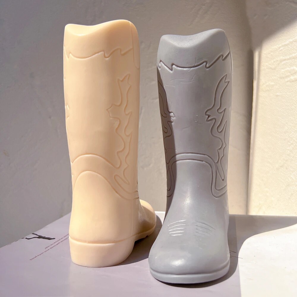 Cowboy Boot Candle Mold