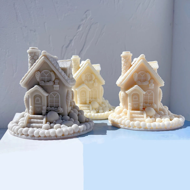 Enchanted Cottage Candle Mold