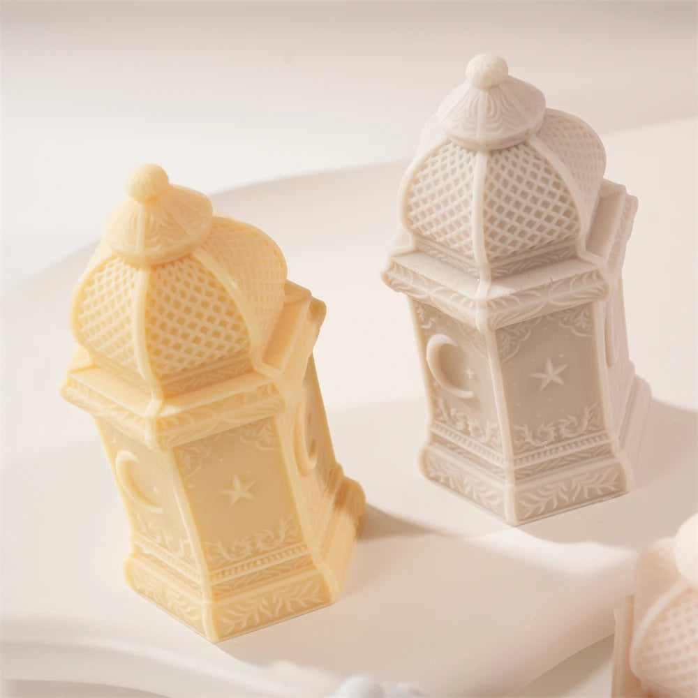 Ramadan Kareem Lantern Silicone Candle Mold for Eid