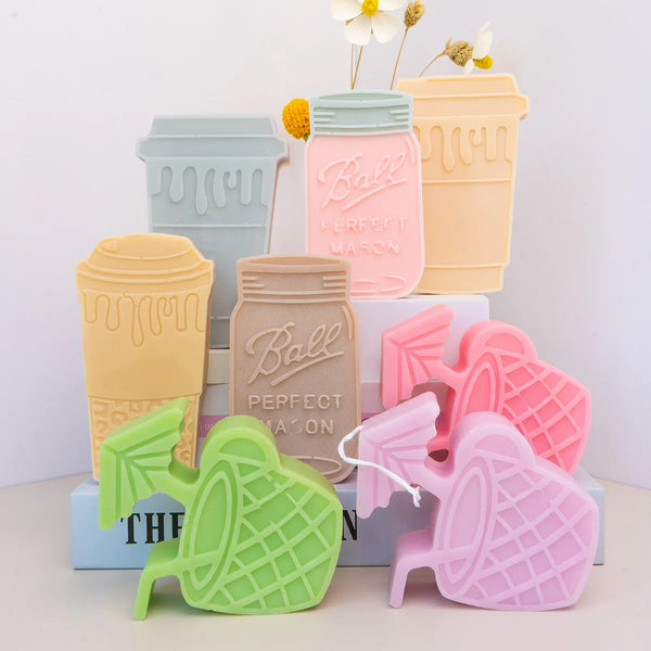 Summer Theme Silicone Candle Molds