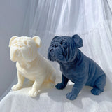 Charming Bulldog Puppy Candle Mold