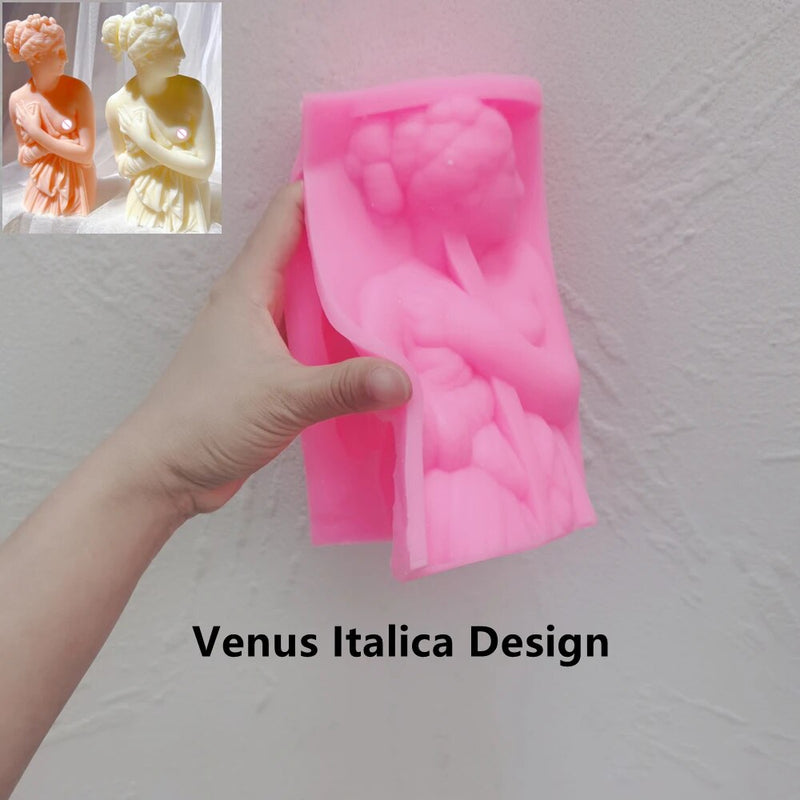 Venus Italica Statue Candle Mold