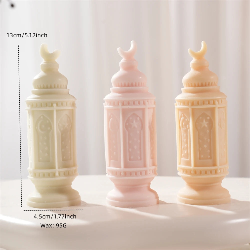 Islamic Ramadan Kareem Lantern Silicone Candle Mold