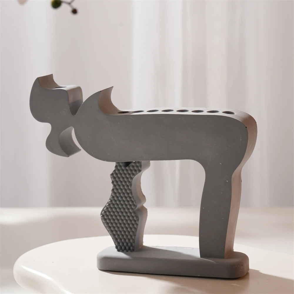 Chai Menorah Candlestick Holder Silicone Mold