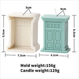 Doors And Windows Silicone Mold for Candles