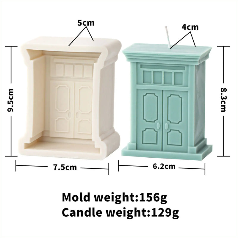 Doors And Windows Silicone Mold for Candles