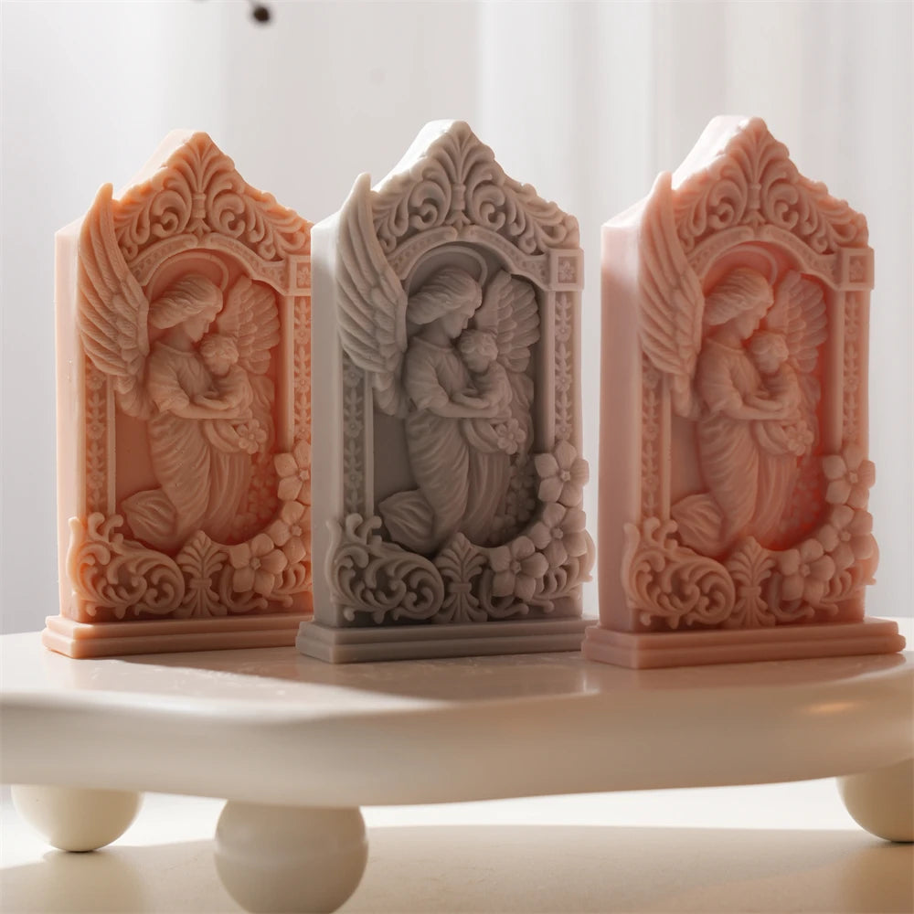 Mother and Baby Angel Silicone Candle Mold