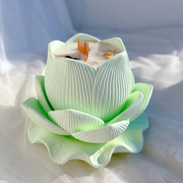 Lotus Tea Light Holder Silicone Mold