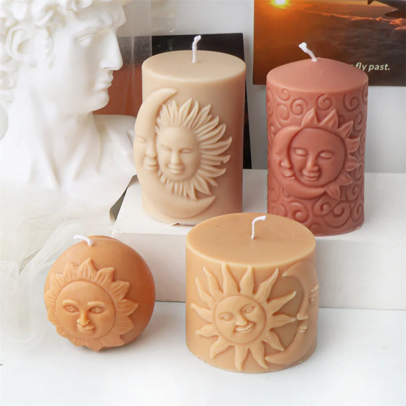 DIY Sun and Moon Candle Mold