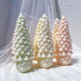 Bowknot Christmas Tree Silicone Candle Mold